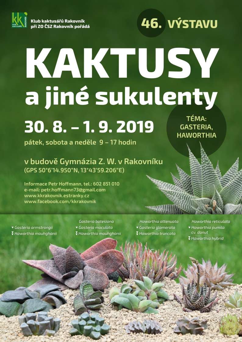 Pozvánka na výstavu KK Rakovník 2019